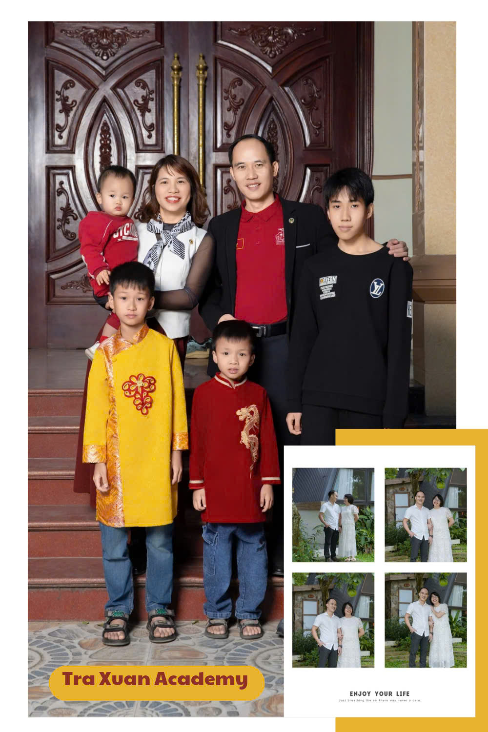 Trainer Đào Văn Xuân và gia đình - Trà Xuân Academy