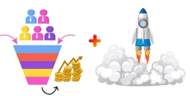 Funnel 5 tầng + Tăng tốc dòng tiền